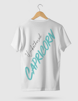 UNISEX T-SHIRT/ CYAN CAPRICORN UNBOTHERED