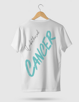 UNISEX T-SHIRT/ CYAN CANCER UNBOTHERED
