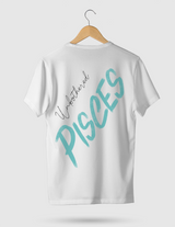UNISEX T-SHIRT/ CYAN PISCES UNBOTHERED