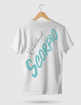 UNISEX T-SHIRT/ CYAN SCORPIO UNBOTHERED
