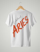 UNISEX T-SHIRT/ DEEP ORANGE ARIES UNBOTHERED