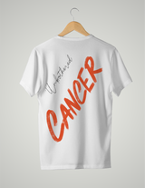 UNISEX T-SHIRT/ DEEP ORANGE CANCER UNBOTHERED