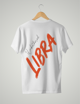 UNISEX T-SHIRT/ DEEP ORANGE LIBRA UNBOTHERED