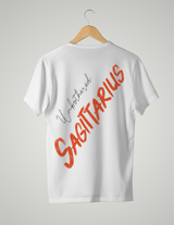 UNISEX T-SHIRT/ DEEP ORANGE SAGITTARIUS UNBOTHERED