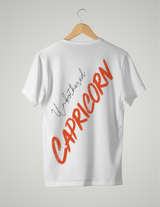 UNISEX T-SHIRT/ DEEP ORANGE CAPRICORN UNBOTHERED