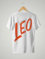UNISEX T-SHIRT/ DEEP ORANGE LEO UNBOTHERED