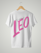 UNISEX T-SHIRT/ PINK LEO UNBOTHERED
