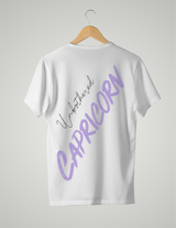 UNISEX T-SHIRT/ PURPLE CAPRICORN UNBOTHERED