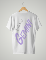 T-SHIRT UNISEXE/ VIOLET GEMINI UNBOTHERED